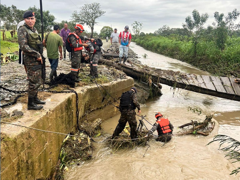 61 emergencias reportadas en varios departamentos ante el paso del ciclón tropical Sara