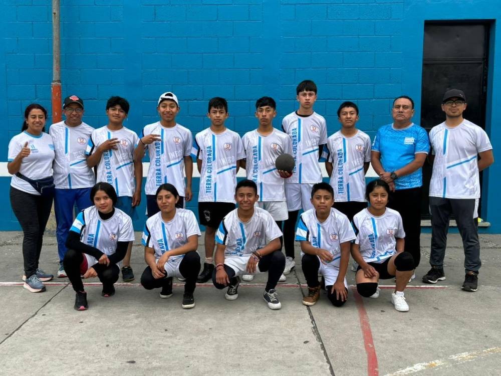 Alumnos del instituto de Tierra Colorada Quetzaltenango representarán a Guatemala en la Copa de Pelota Maya en El Salvador