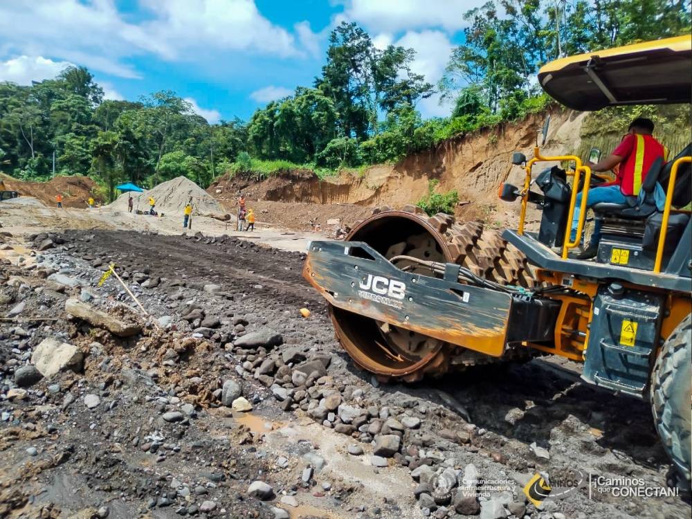 Así avanzan los trabajos para habilitar una ruta alterna en el kilómetro 189 de la Cito Zarco