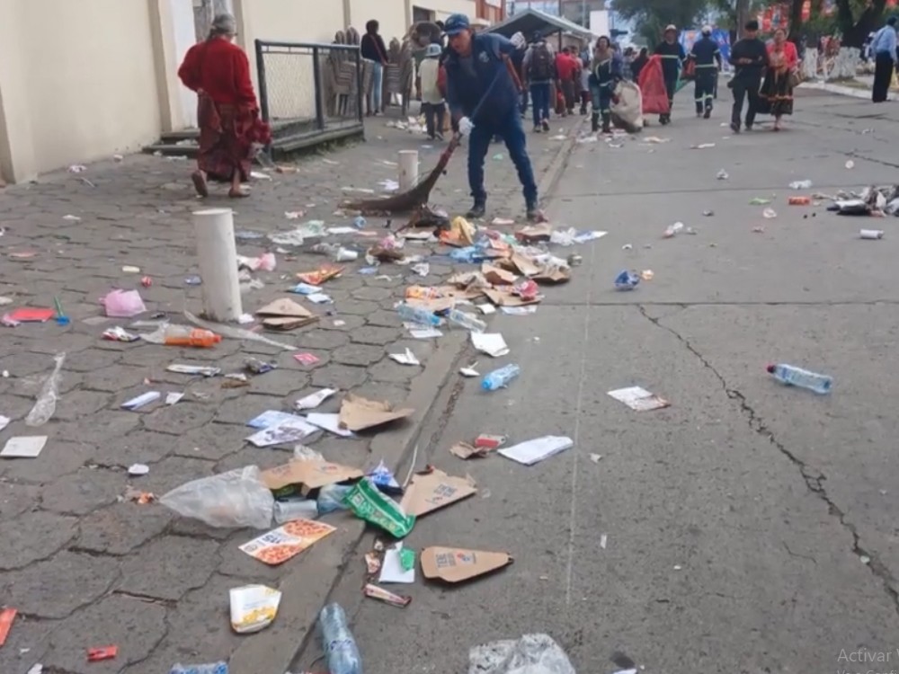 VIDEO: basura incrementó durante Xelafer