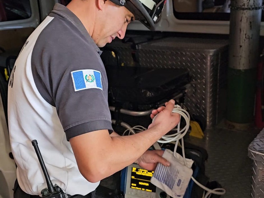 Bomberos Voluntarios de San Marcos son capacitados sobre uso de equipo especial en Estados Unidos