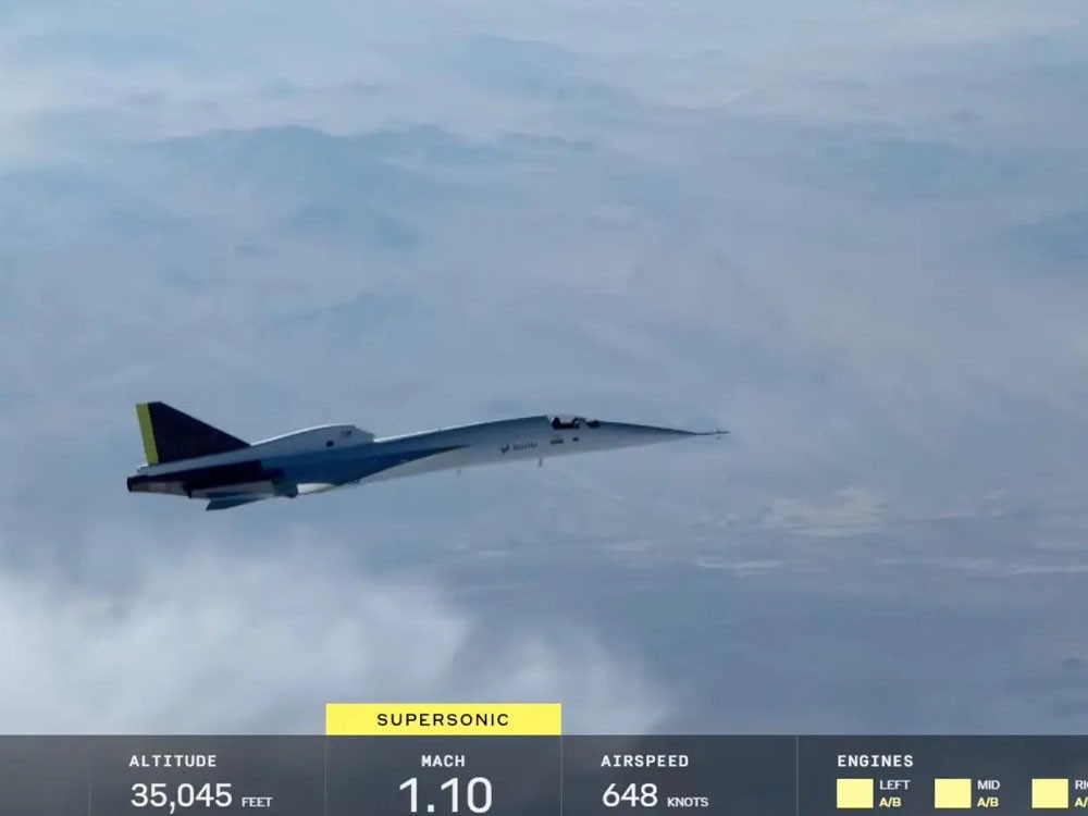 Boom Supersonic logra el primer vuelo supersónico del XB-1