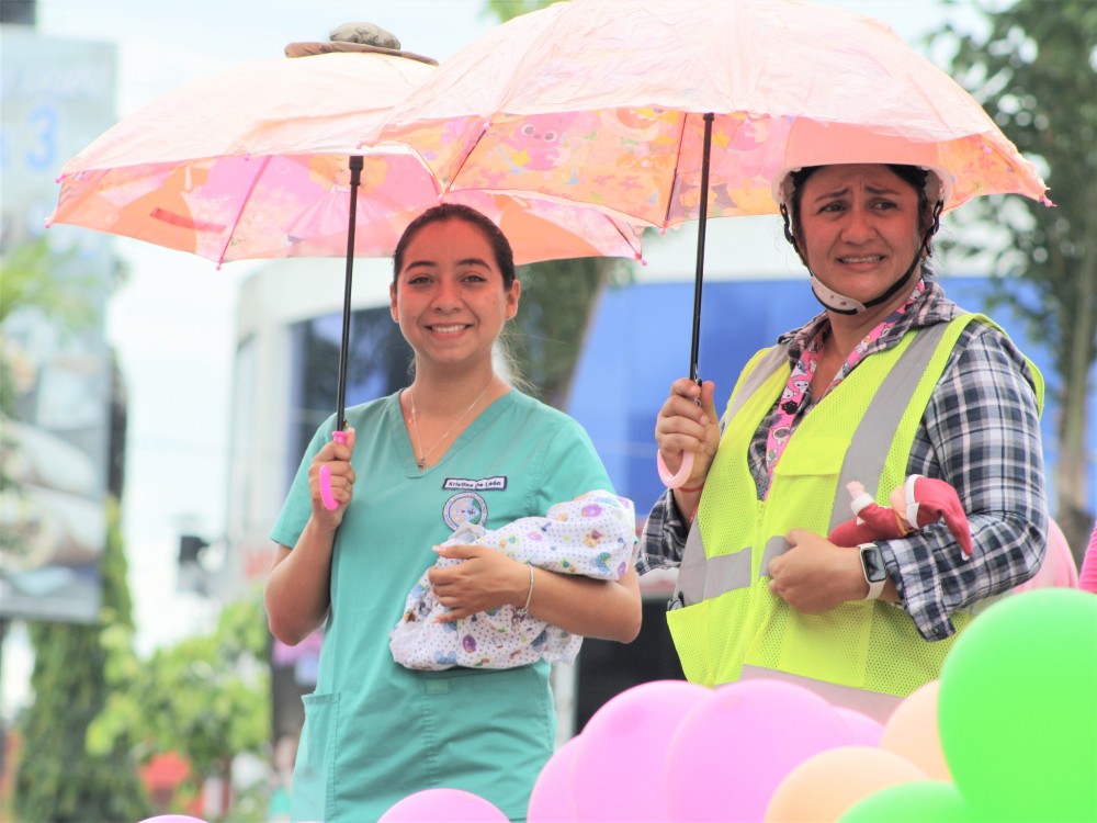 Centro de Salud de Coatepeque resalta la importancia de la lactancia materna 