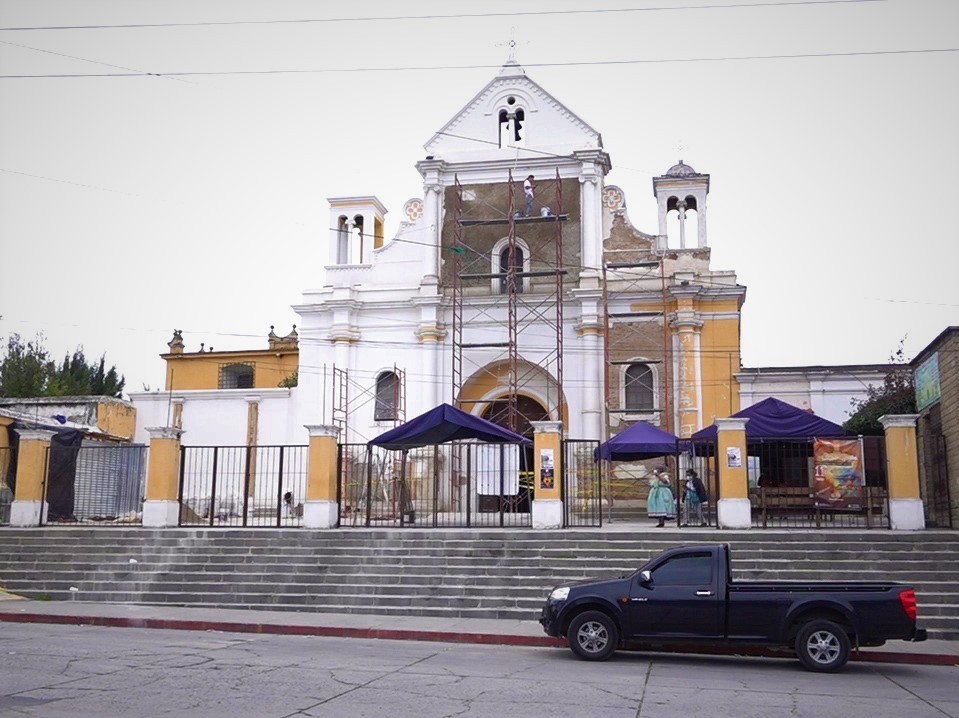 Continúa la restauración del templo El Calvario 