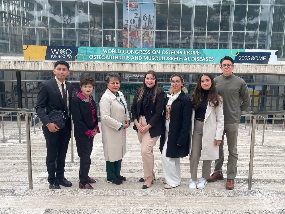 Cunoc fue parte del Congreso Mundial de Osteoporosis que se realizó en Roma