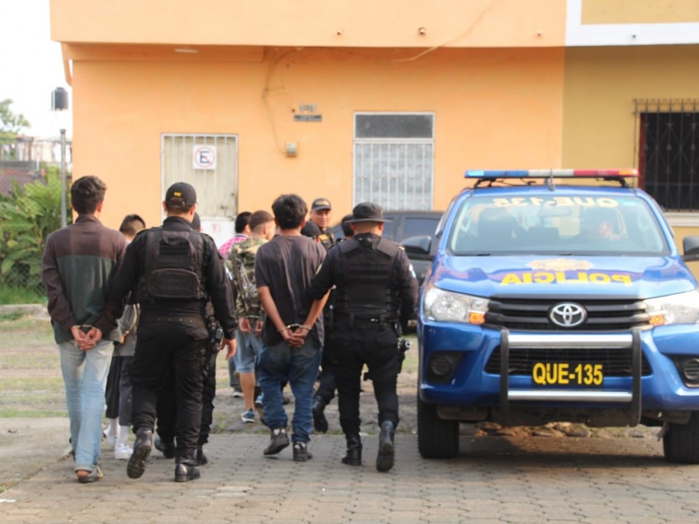 Desarticulan  grupo criminal de la mara Salvatrucha en Coatepeque