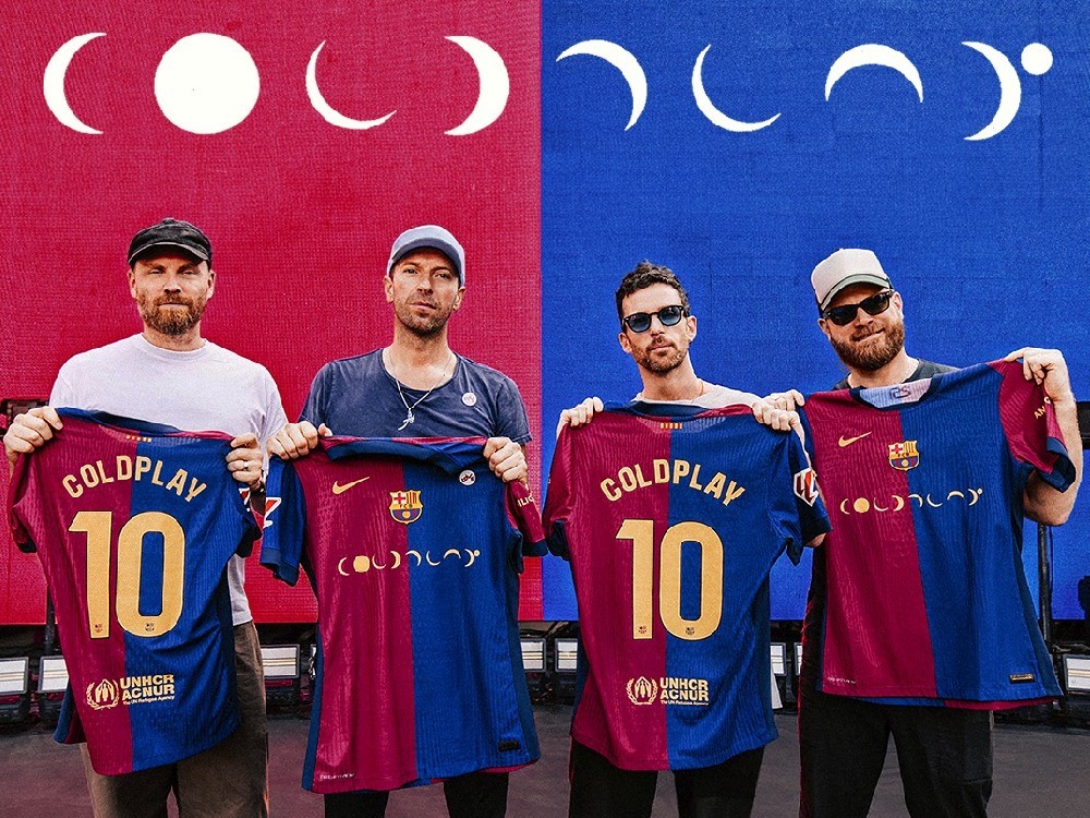 El Barcelona lucirá el logotipo de Coldplay en el Clásico