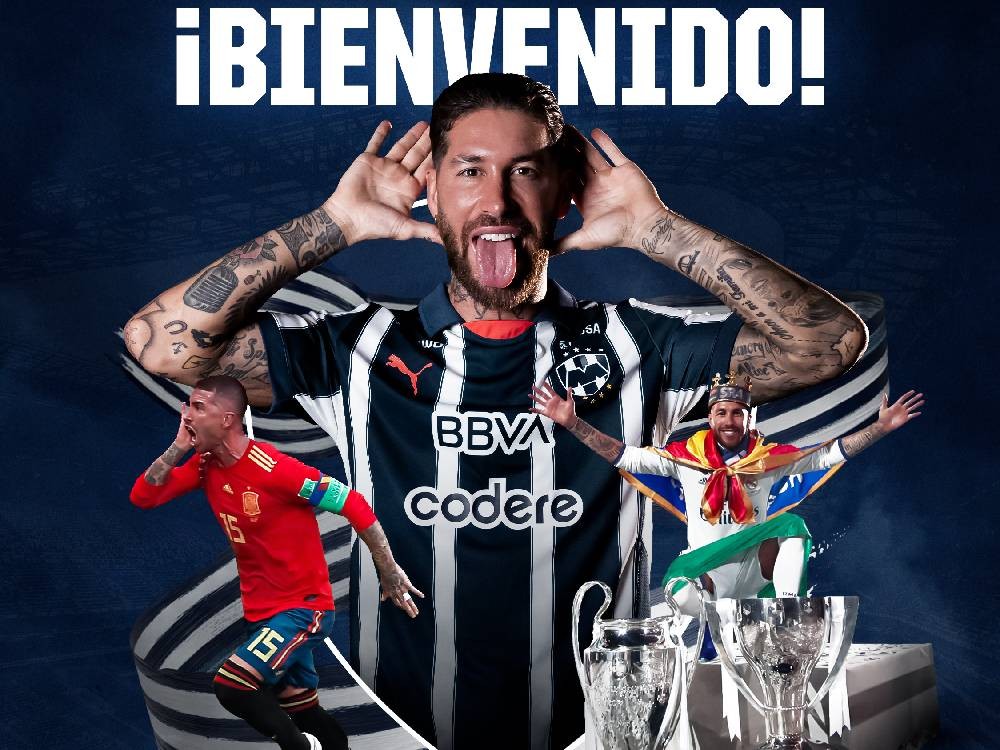 El defensa españo Sergio Ramos ficha por Rayados de Monterrey