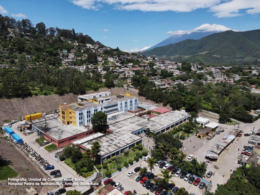 El Ministerio de Salud informó sobre un evento fortuito en el Hospital  Pedro de Bethancourt de La Antigua Guatemala