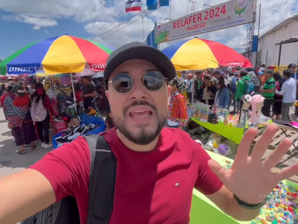 El youtuber español que quedo maravillado con las celebraciones patrias de Guatemala 