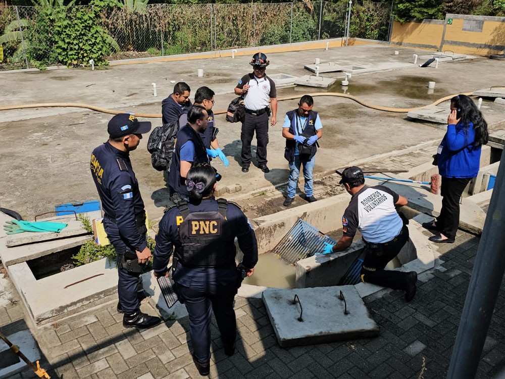 Encuentran feto en planta de tratamiento de aguas residuales, San Marcos