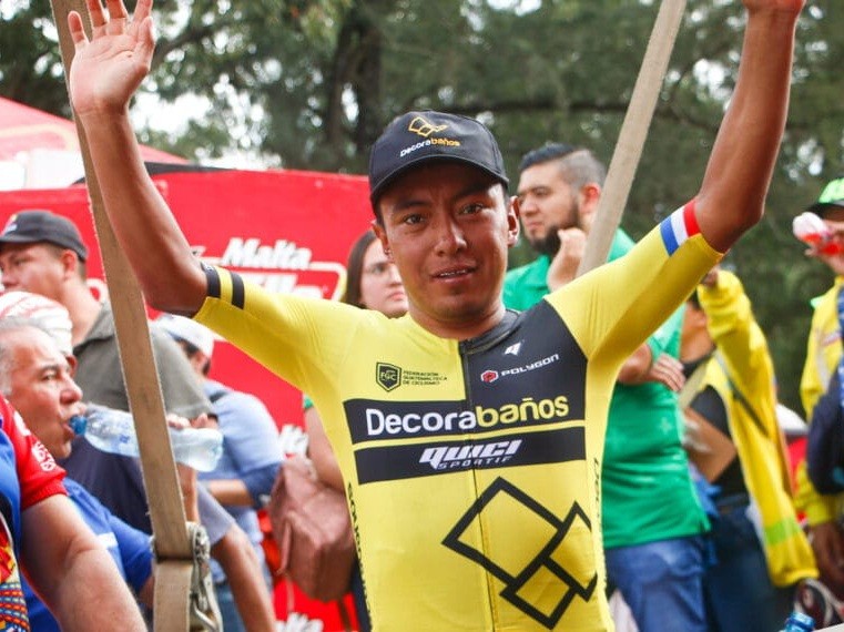 Gerson Toc, del equipo Decorabaños, campeón de la 62 Vuelta a Guatemala 