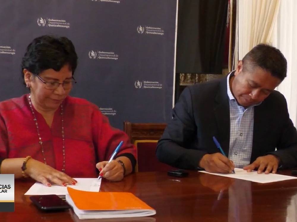 VIDEO | Gobernación y Municipalidades de Quetzaltenango firman convenios para ejecutar proyectos 