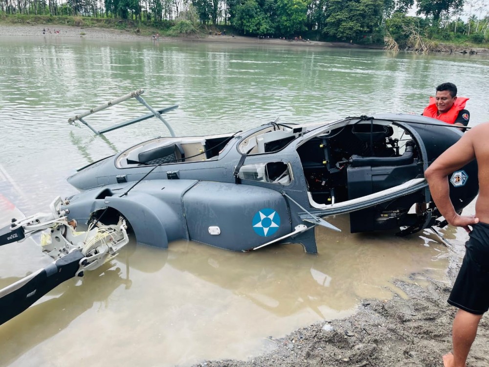 Helicóptero militar se desploma en Ixcán, Quiché, los dos tripulantes murieron