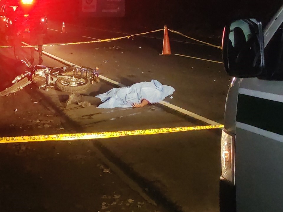 Hombre fallece el día que compró su motocicleta