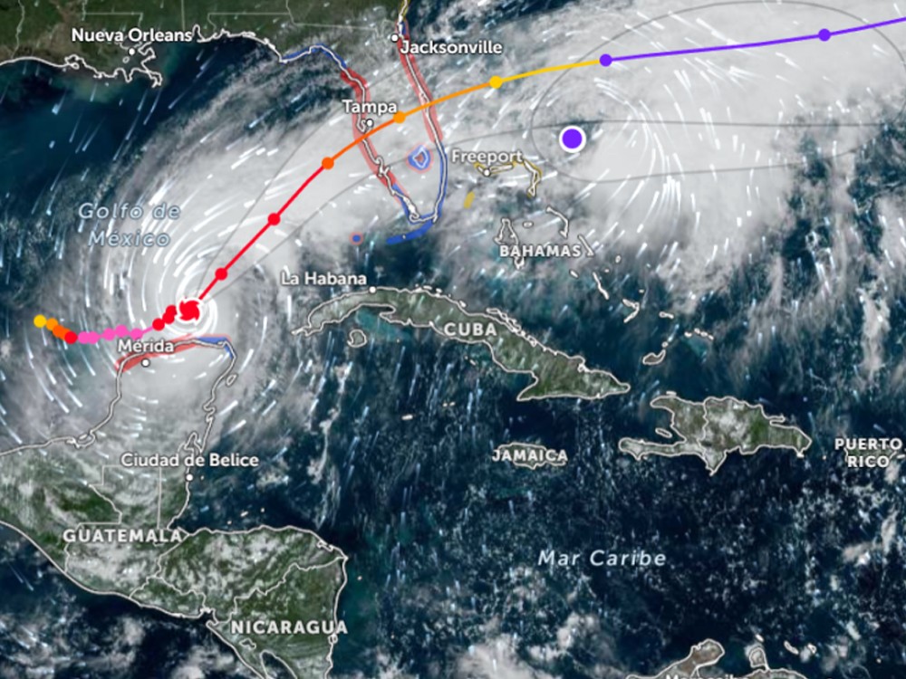 Huracán Milton alcanza categoría 4 en el golfo de México, sin representar peligro para Guatemala