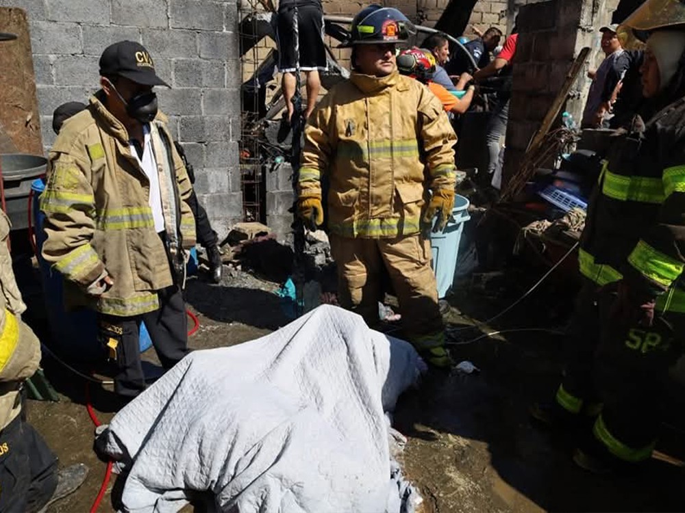 Incendio en Barrio Lourdes de Escuintla cobra la vida de dos menores