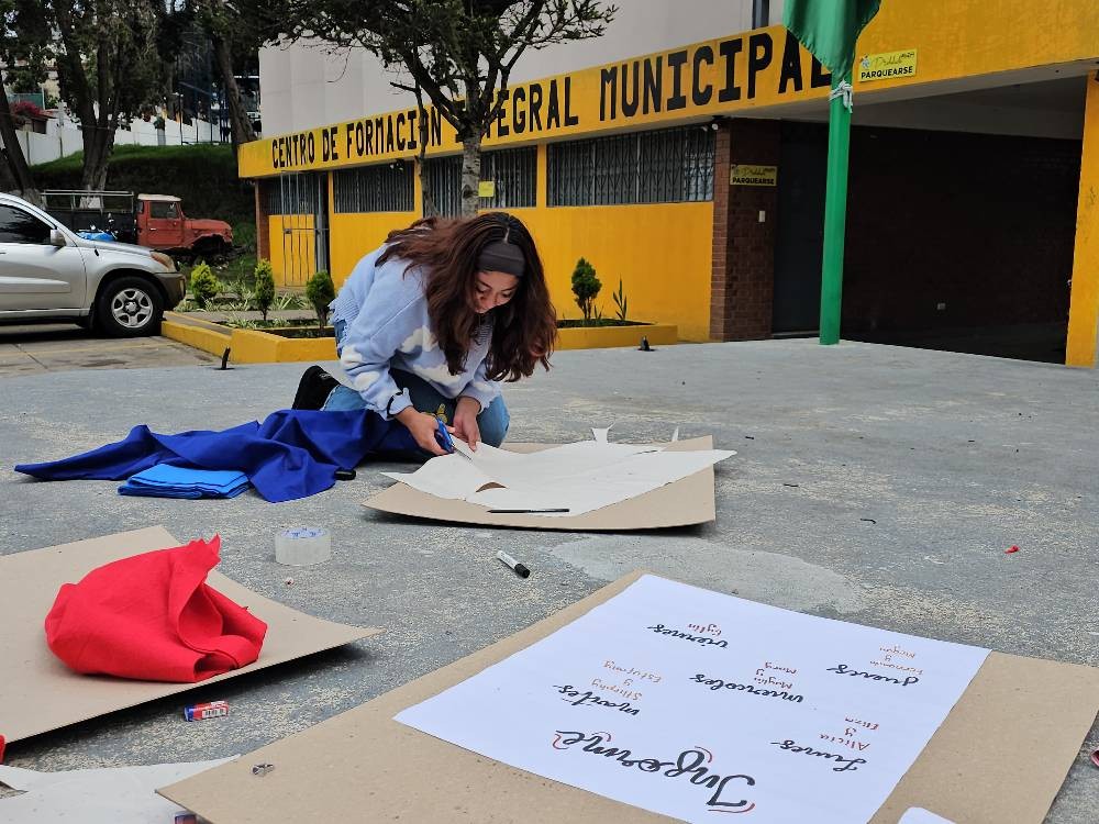 Jóvenes del servicio cívico apoyan en educación vial