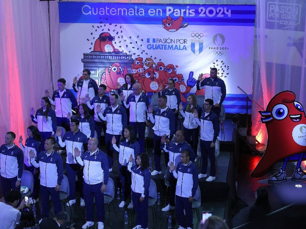 Juramentan a los atletas que representarán a Guatemala en los Juegos Olímpicos París 2024
