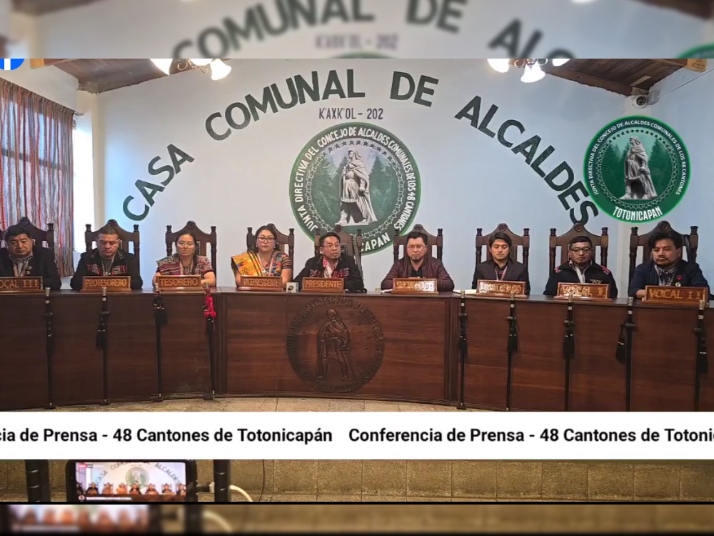 Los 48 Cantones de Totonicapán en Asamblea Permanente