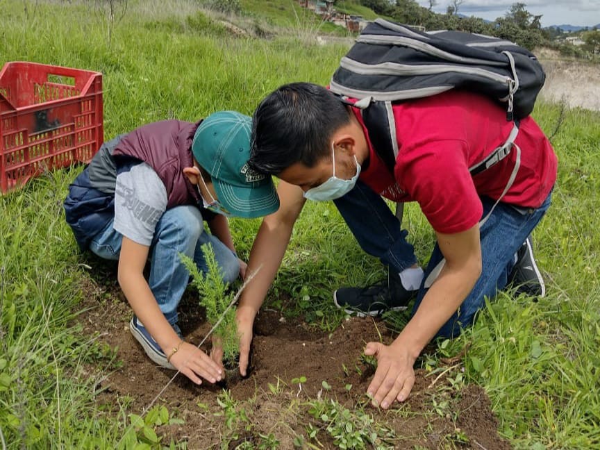 MARN Quetzaltenango culmina con proyecto de reforestación 2022