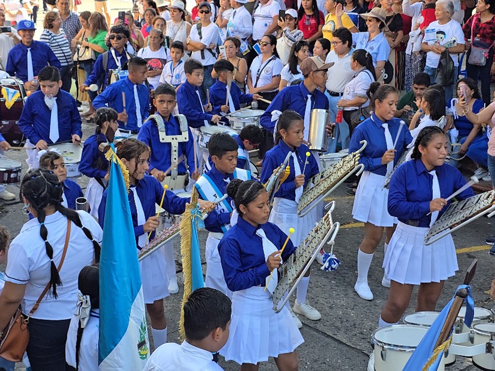 Mazatenango se prepara para el concurso de bandas como parte de las actividades patrias