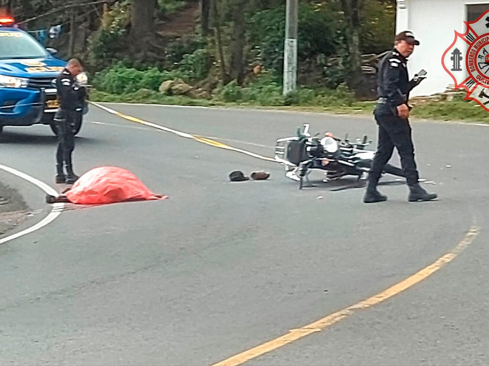 Motorista muere en hecho de tránsito en Quetzaltenango  