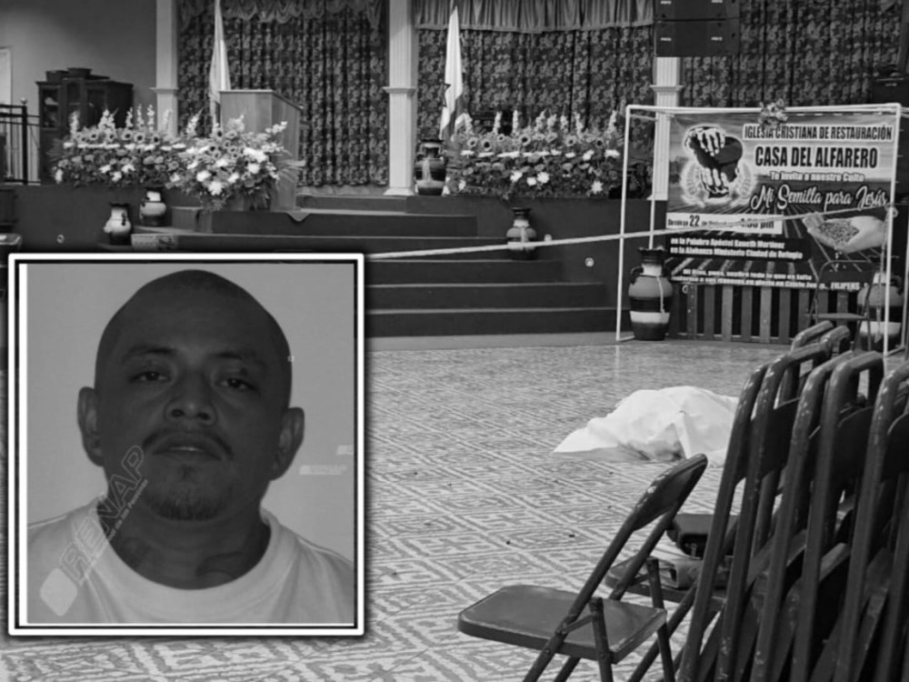 Pandillero fue asesinado en pleno culto