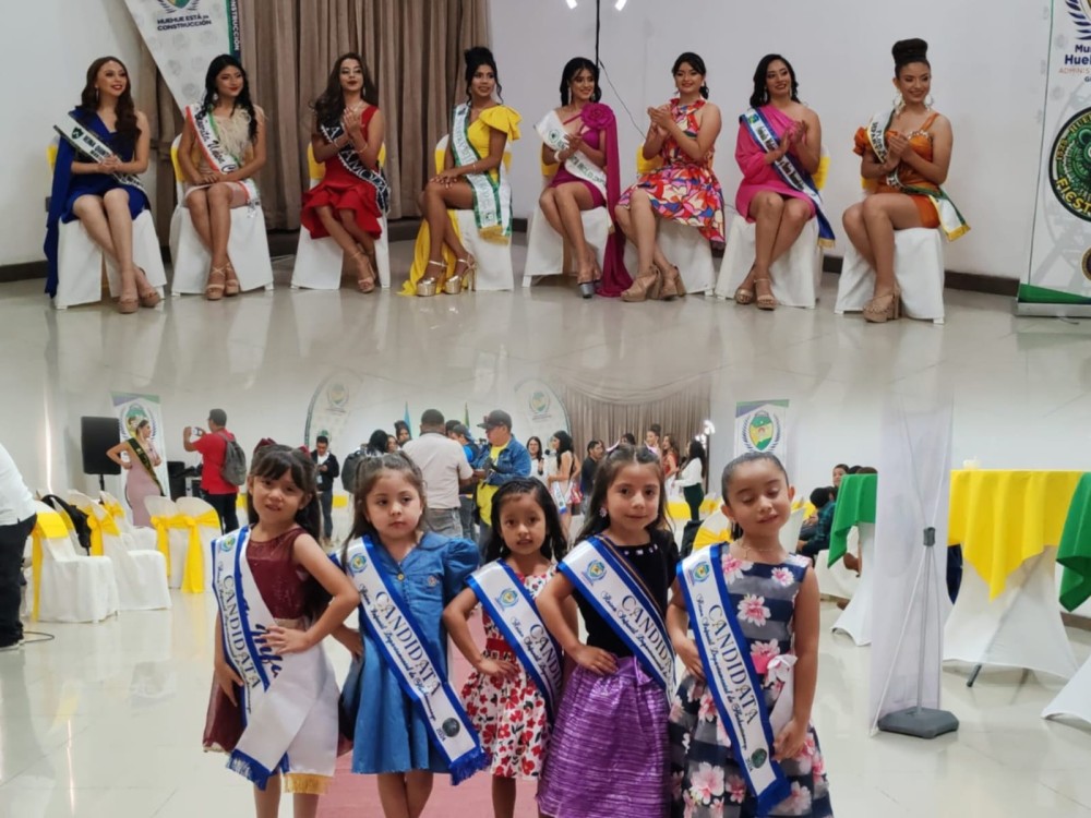 Presentan a las candidatas a Reina Infantil y Reina Departamental de Huehuetenango