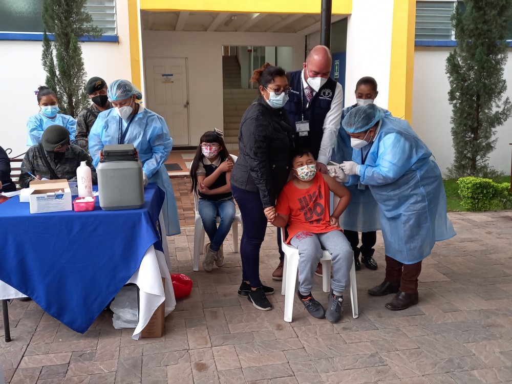 Área de Salud de Huehuetenango gestiona vacunas para segunda dosis en niños