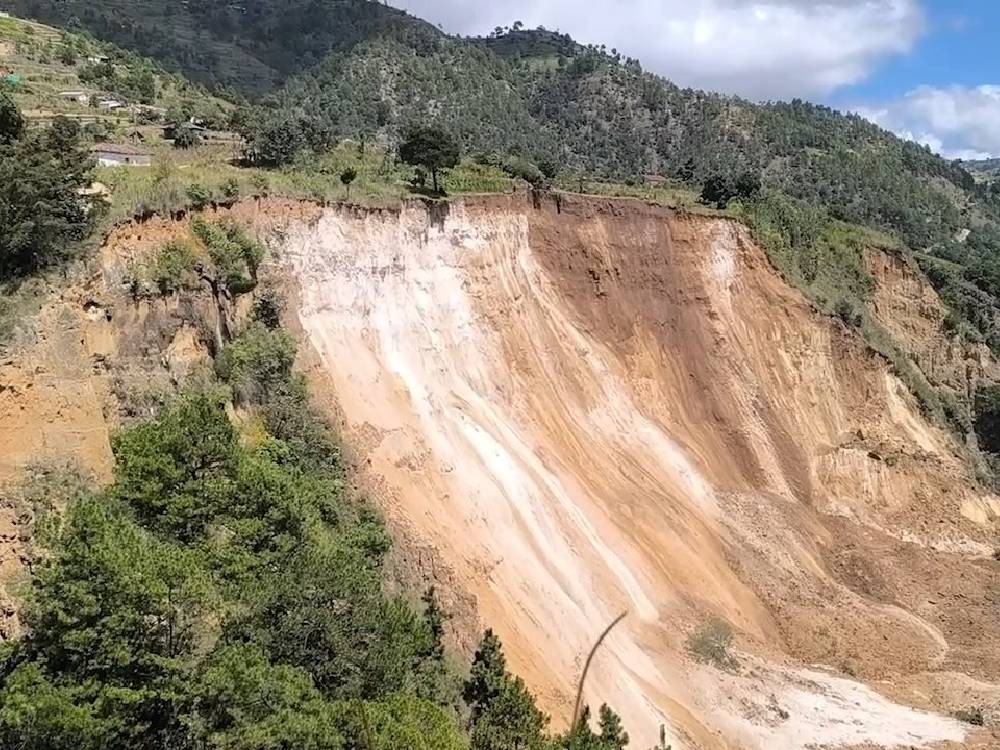 Realizan nuevo estudio por derrumbe en Comitancillo 