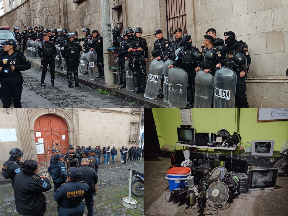Requisa en el Preventivo para Mujeres de la zona 1 de Quetzaltenango
