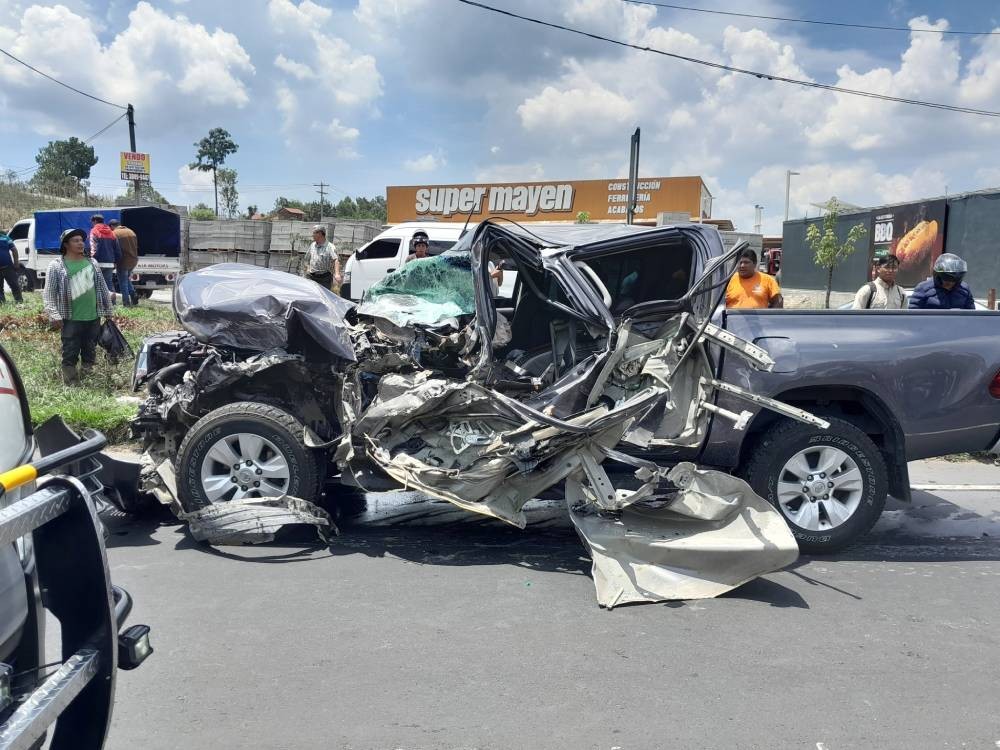 Sacerdotes sufren aparatoso accidente en la Interamericana