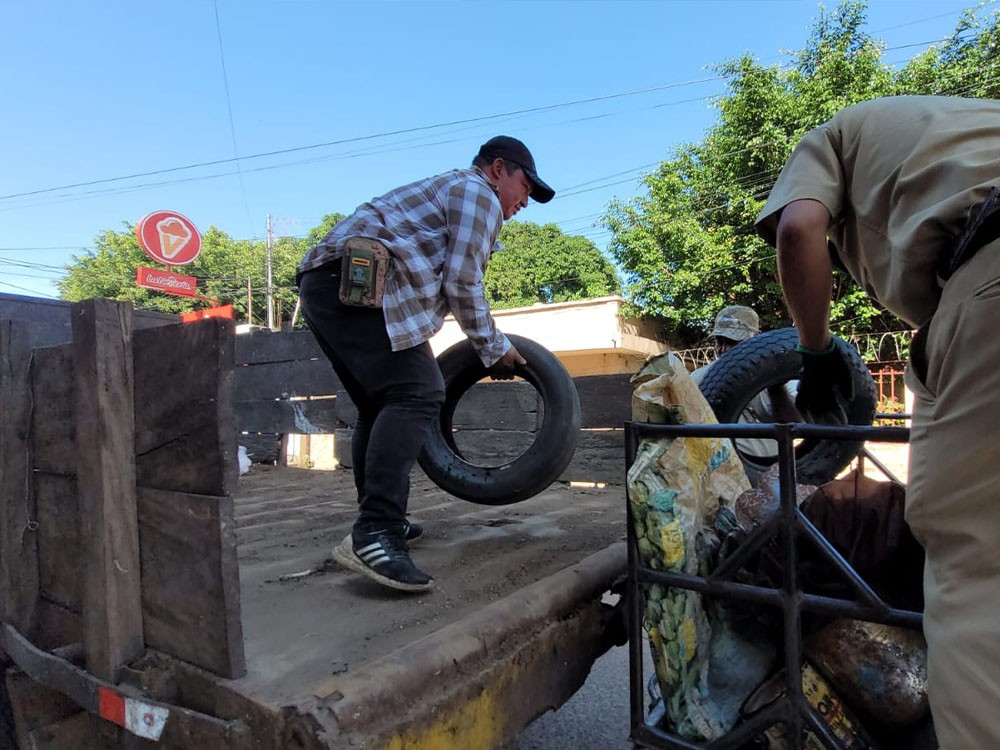 Se unen para realizar trabajos de deschatarrización en Coatepeque