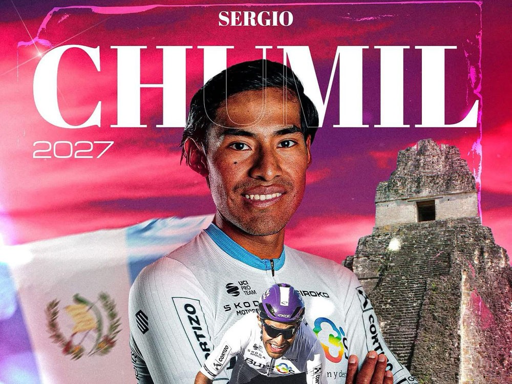 Sergio Chumil amplía su contrato en el ciclismo de Europa