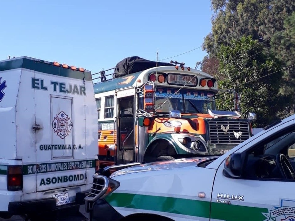 Sicarios atentan contra bus de transportes Tacaná en la Ruta Interamericana