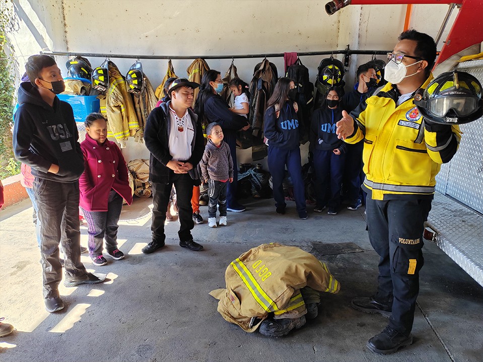 Visita especial a Bomberos Voluntarios de Huehuetenango