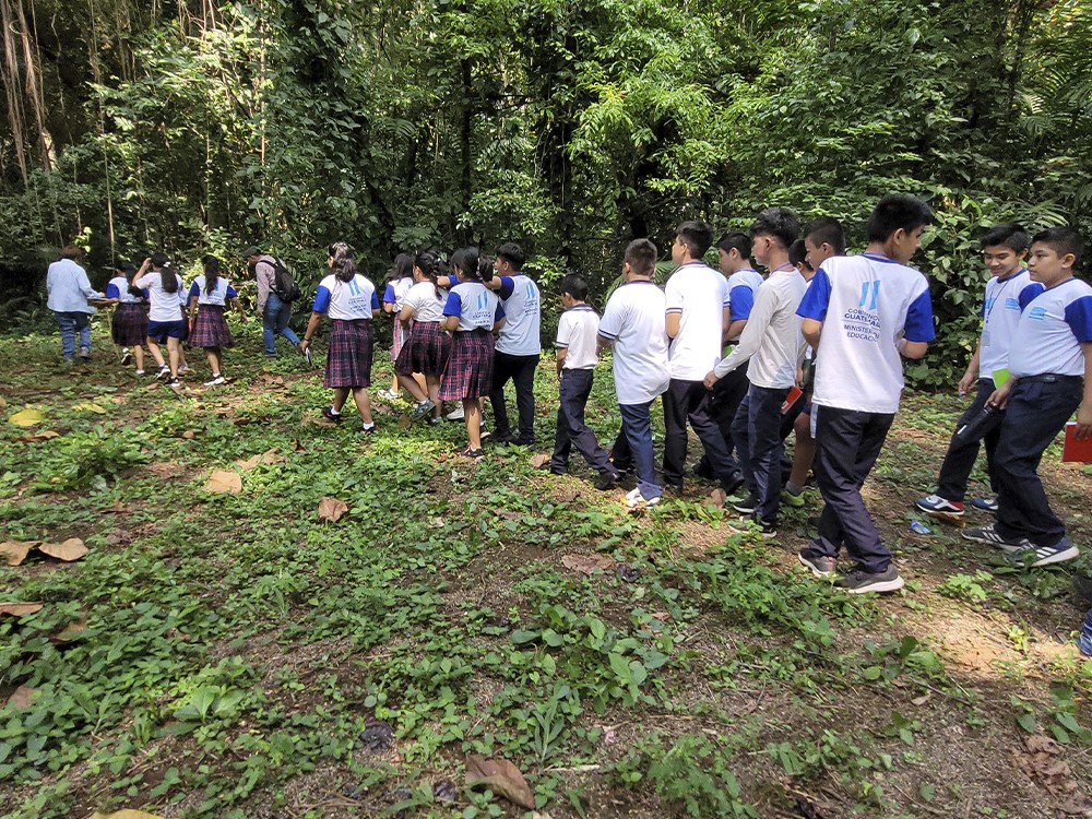 Vuelven las visitas al parque ecológico en Coatepeque  