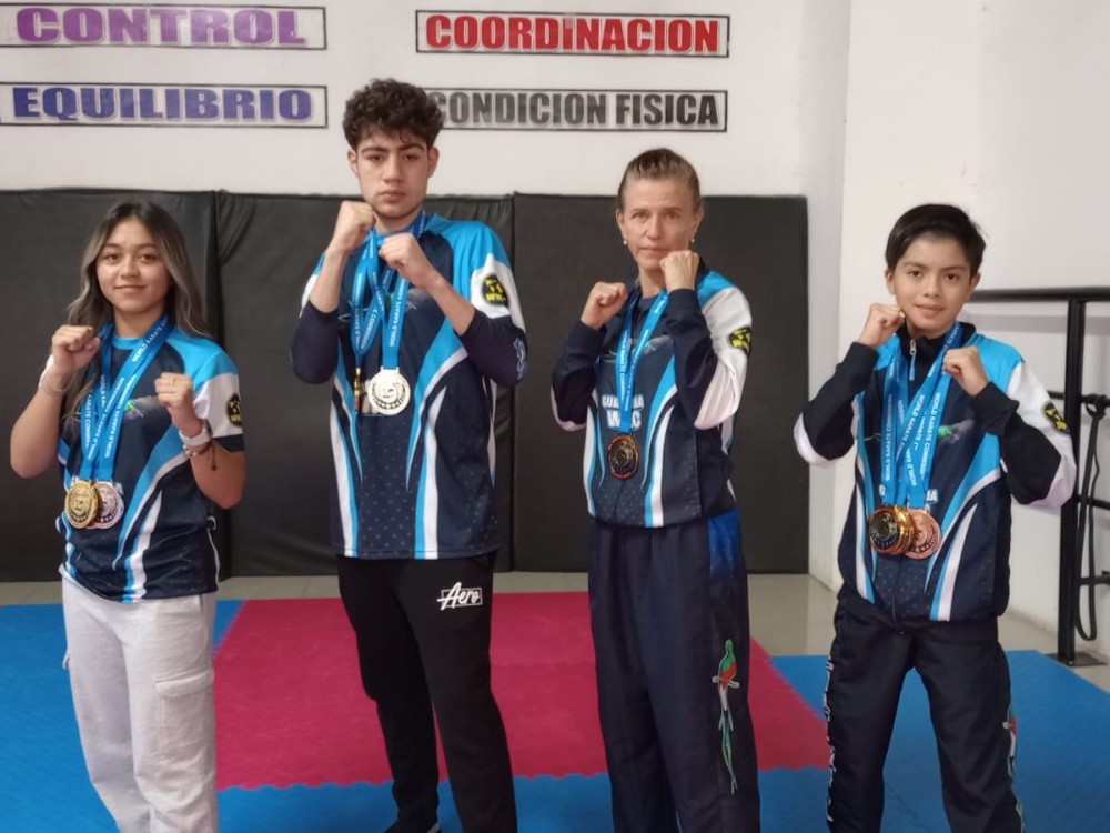Xela logra la conquista de cuatro medallas mundiales de artes marciales