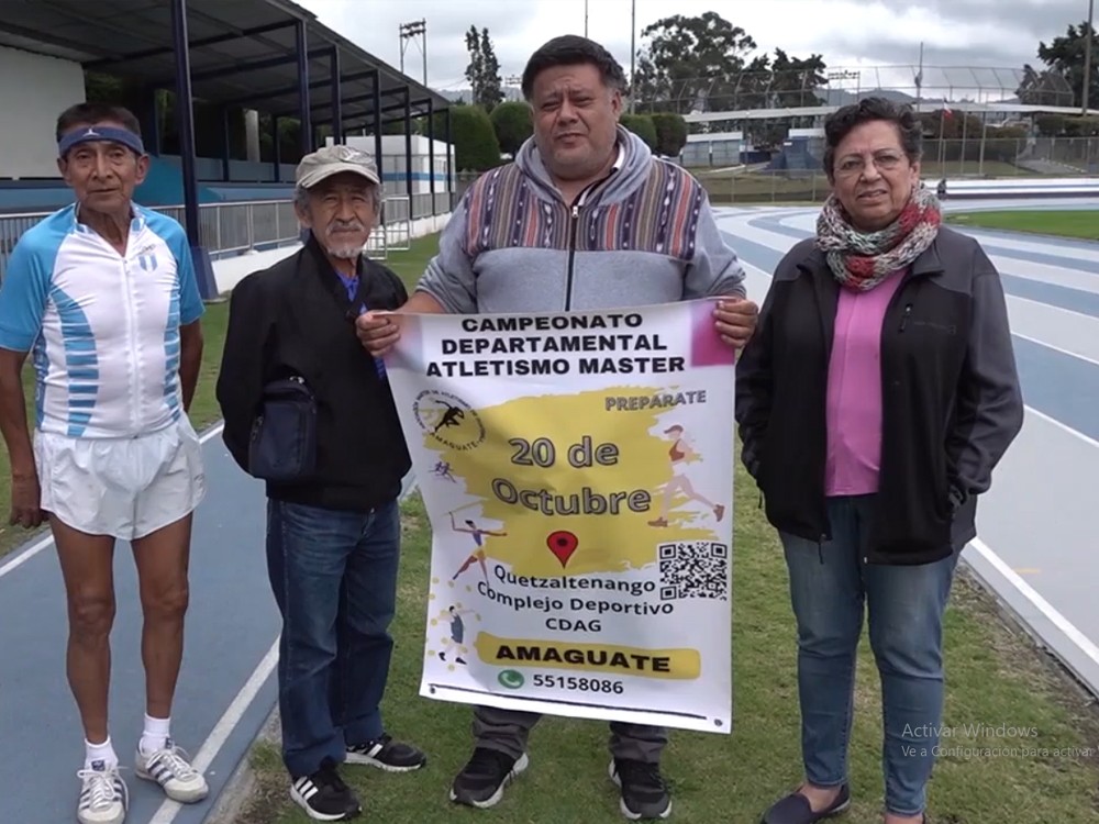 VIDEO: Xela será sede del Campeonato Departamental de Atletismo Máster